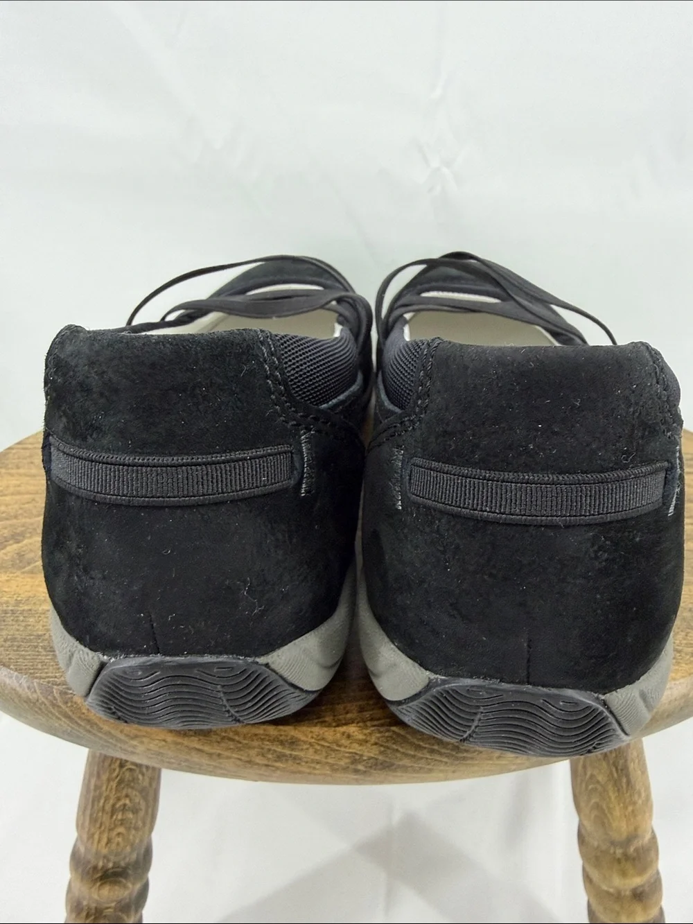 Dansko Womens Harper Slip-on Black Suede Strappy Mary Jane Sneakers, sz 39